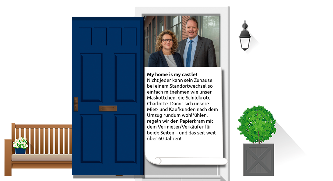 Gerd von der Heide Tür geöffnet