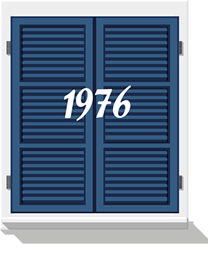 1976: geschlossenes Fenster