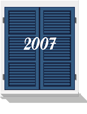 2007: Fenster geschlossen